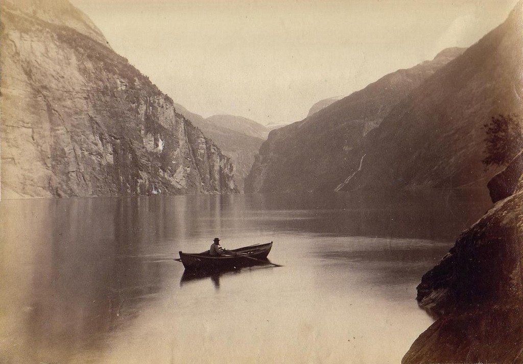 Norway, Geirangerfjord 1890