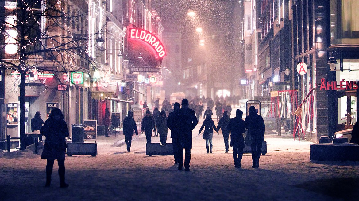 Winter in Oslo, Norway (via