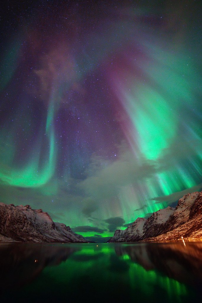 Northern lights in Tromsø,