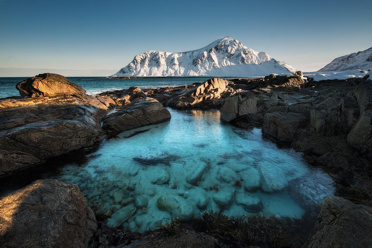 Skagsanden beach in Lofoten