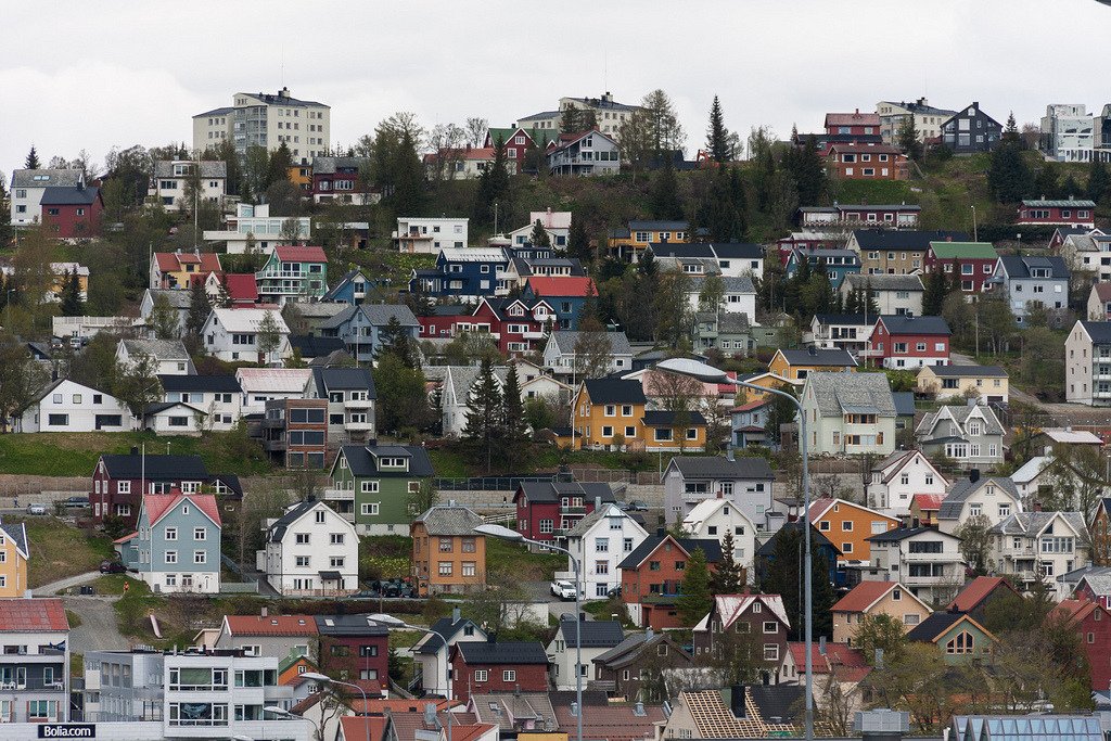 From the Tromsø Bridge in