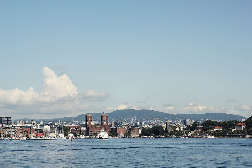 View of Oslo, Norway from t