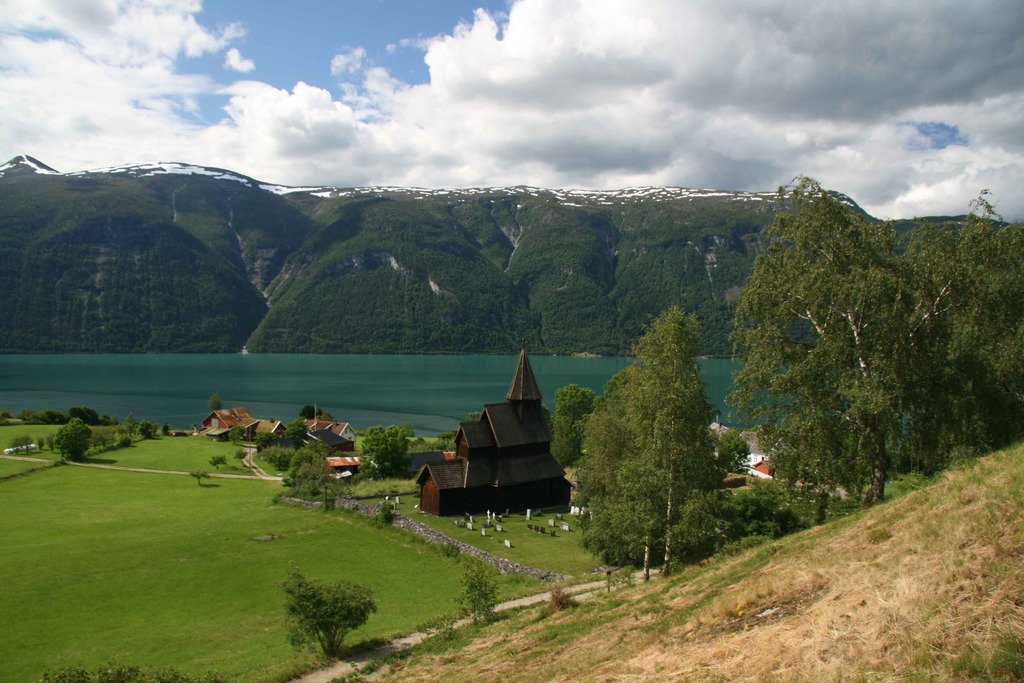 View above Urnes Stave Chur