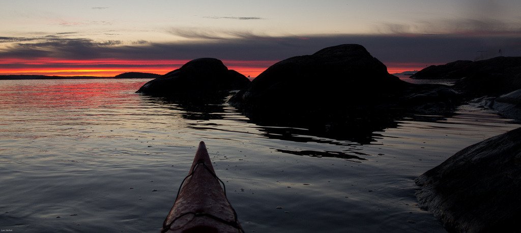 Kayaking in Kristiansand, N