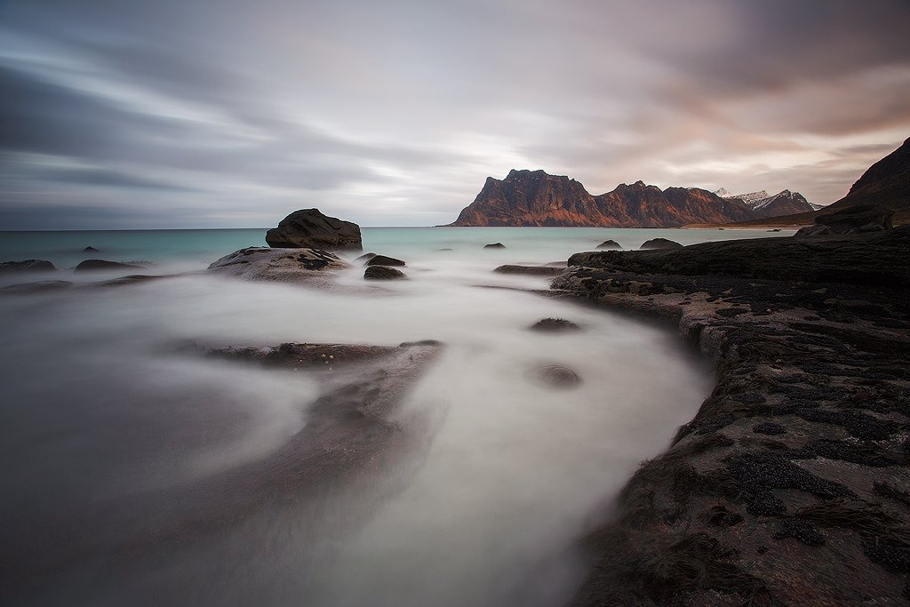 The iconic beach on Lofoten