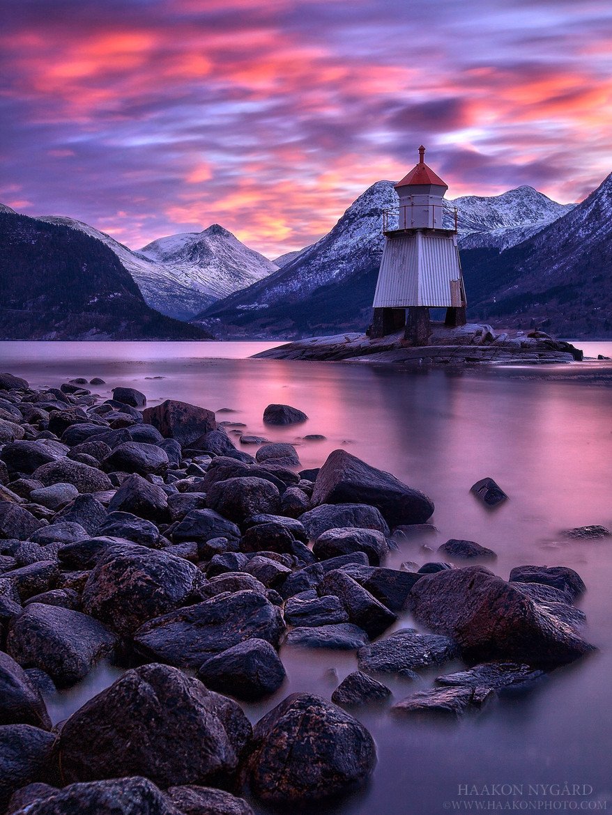 Lighthouse in Sunndal, Norw