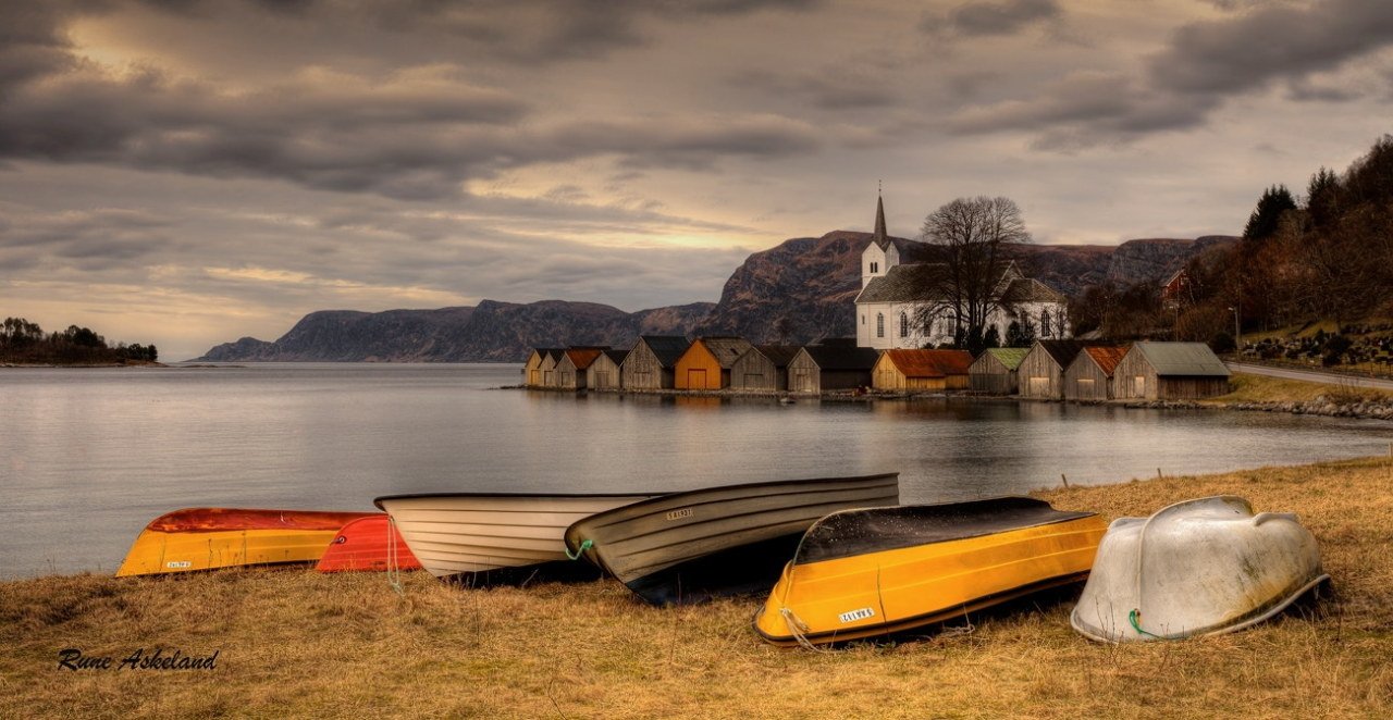 Boathouses in Norway (via <