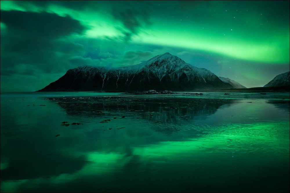 Aurora Borealis, Flakstad,