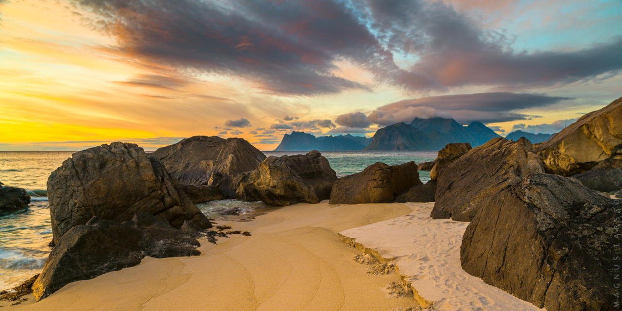 Sunset at Myrland, Lofoten