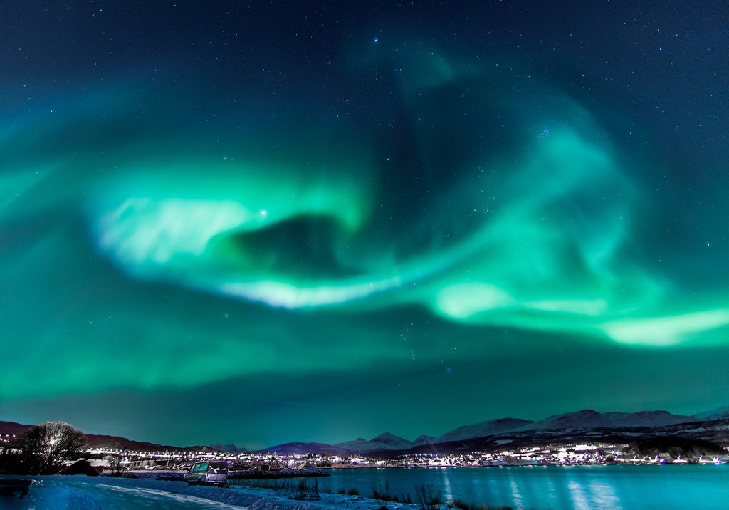 Aurora Borealis over Sørre