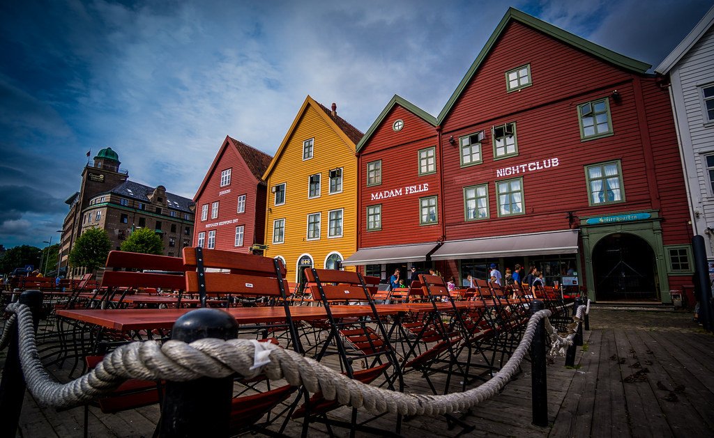 Bryggen, Bergen, Norway. (b