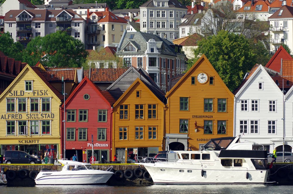 Bergen in Norway (old town)