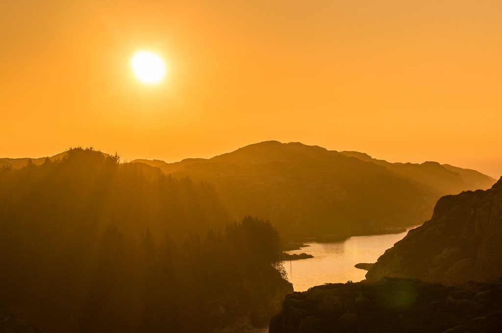 North sea, Sotra, Norway. (