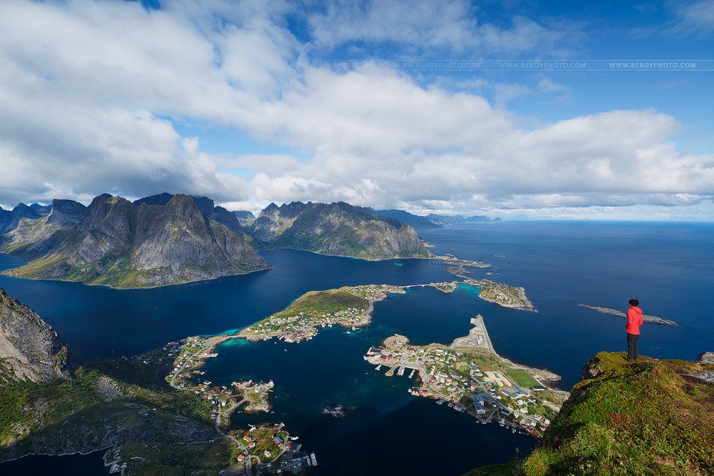 Enjoying the view in Norway