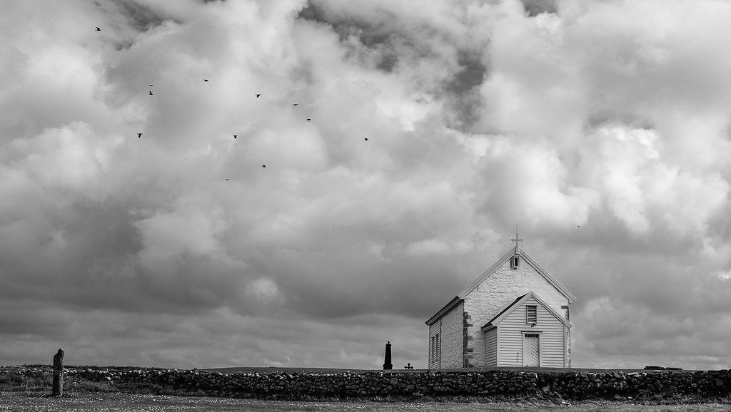 Old church in Klepp, (munic