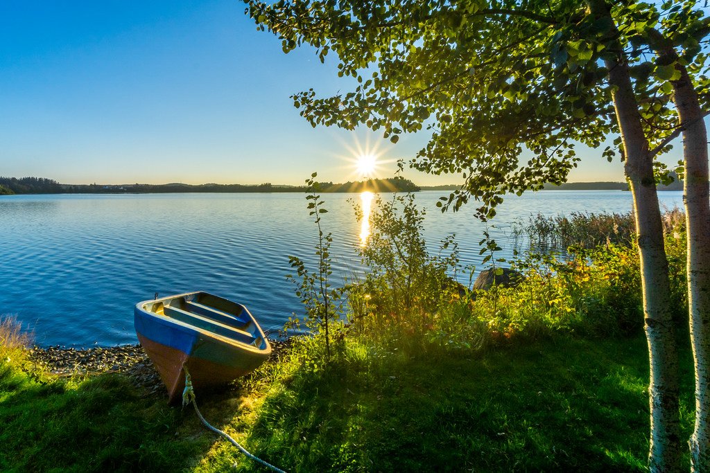 Sunset at Frøylandsvannet