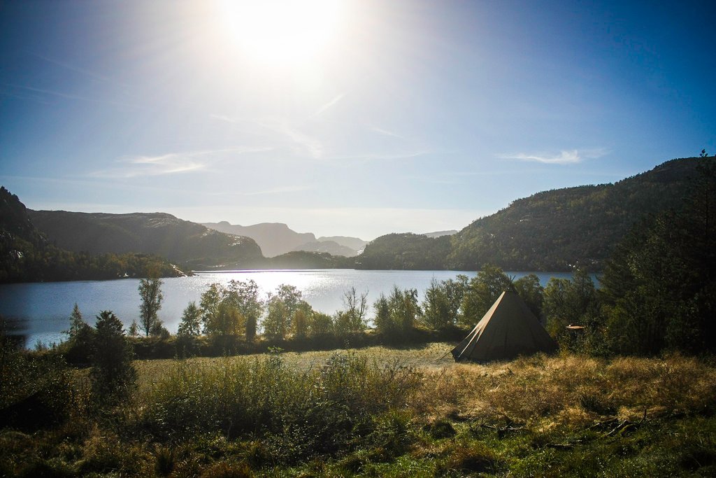 Preikestolen hike, near Sta