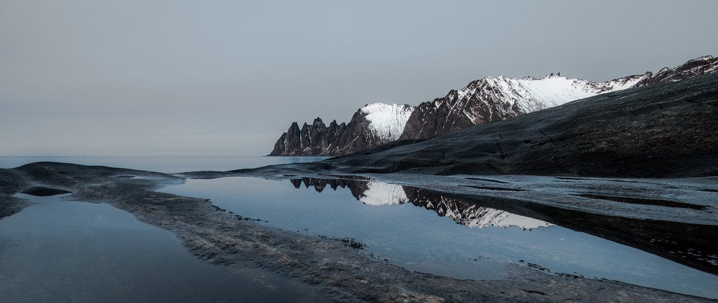 Ersfjord, Senja, Norway. (b