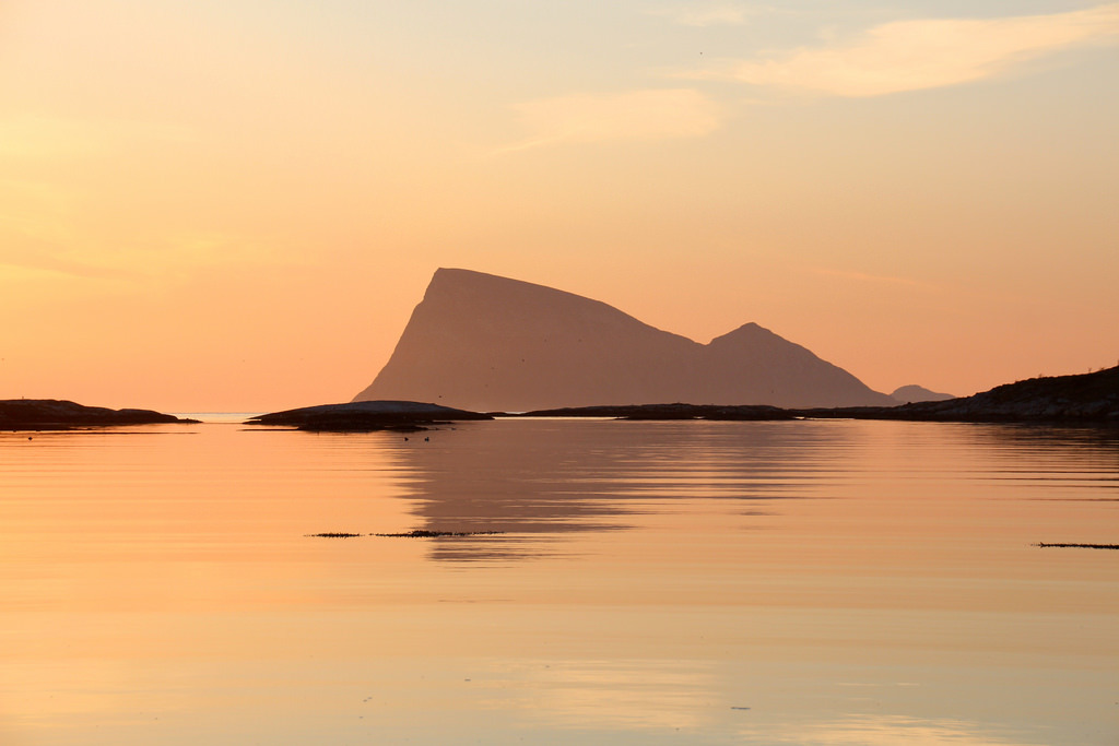 Midnight in northern Norway