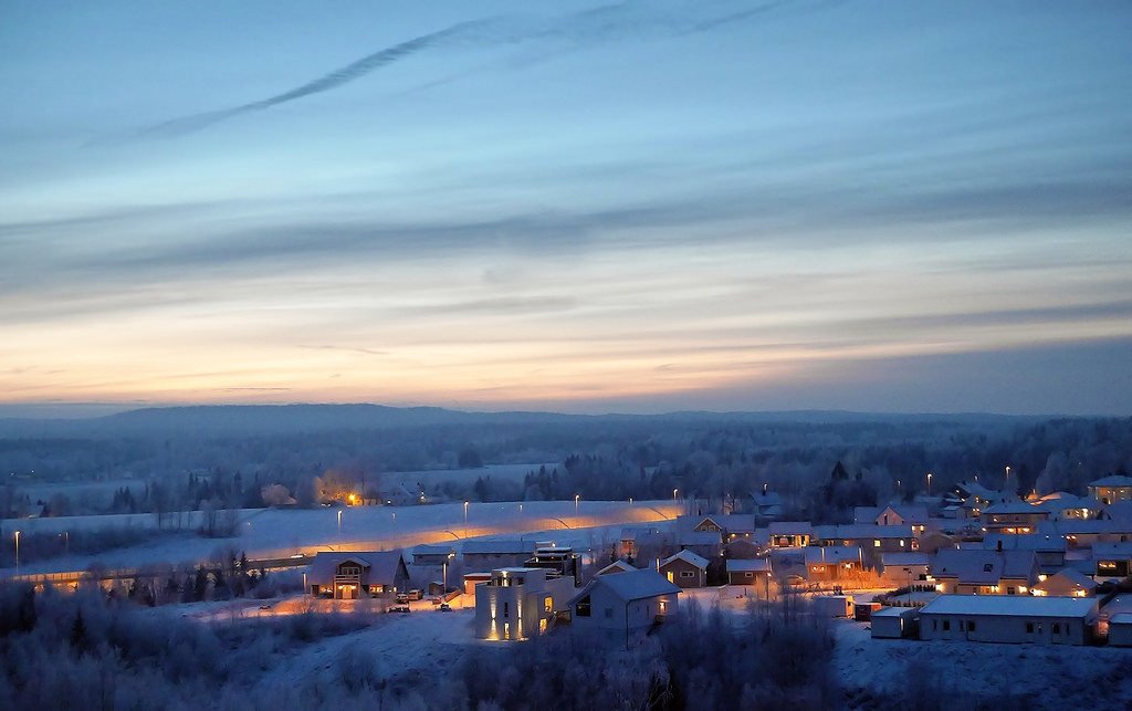 Norway: Blue frosty Decembe