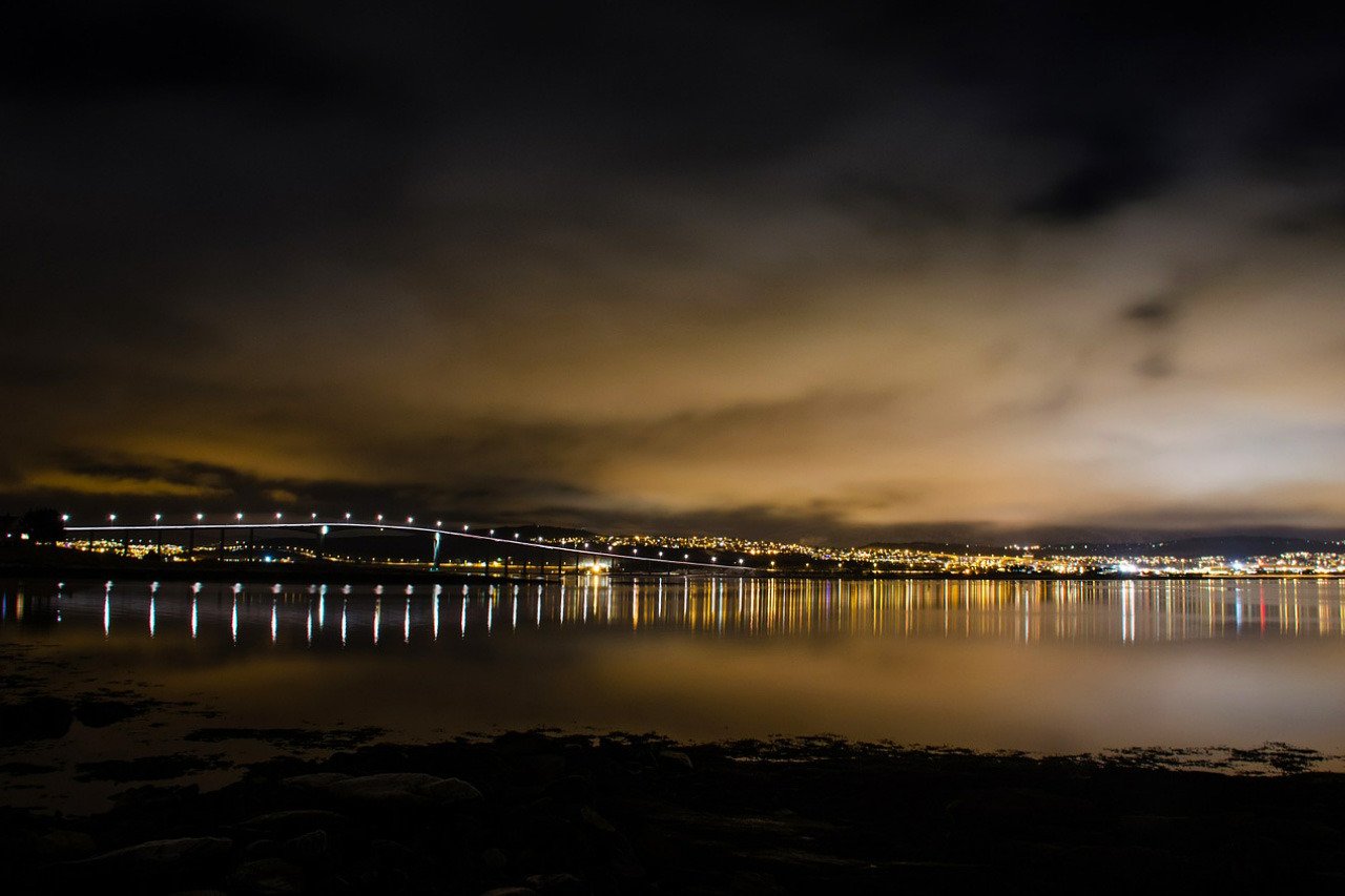 City lights of Tromsø, Nor