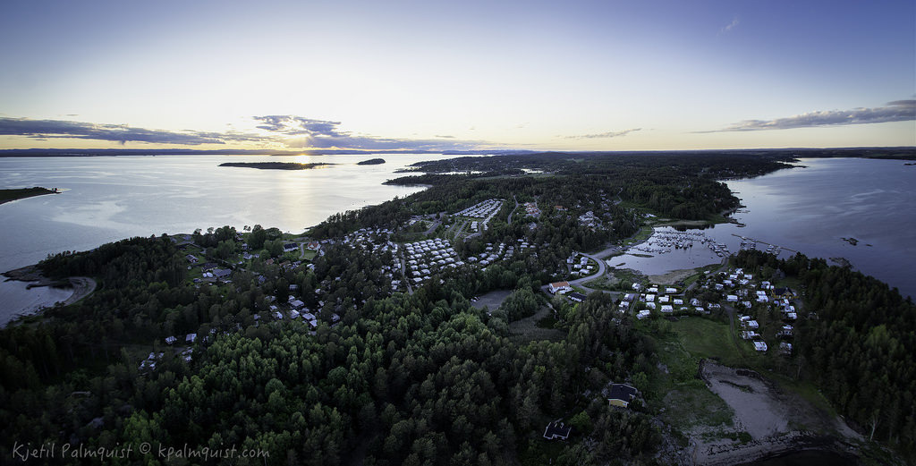 Larkollen in Norway late in