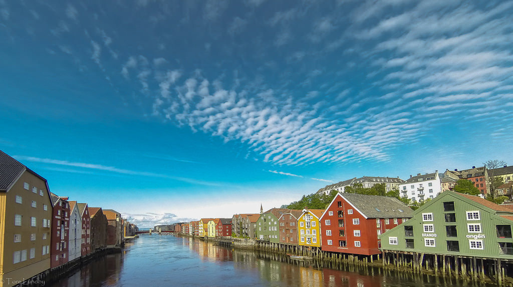 Nidelva Trondheim Norway by