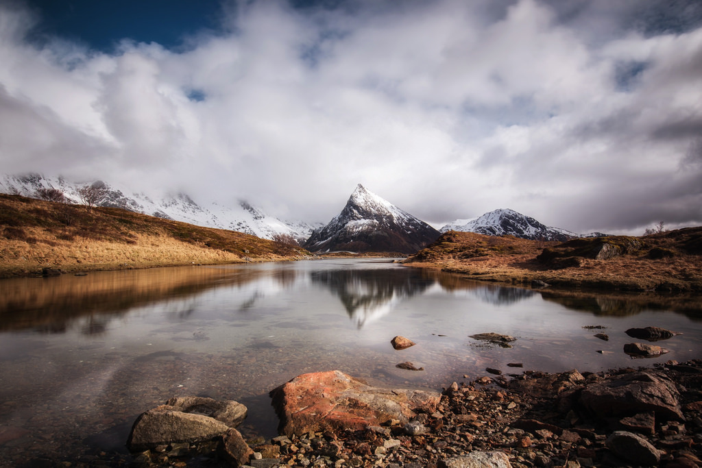 Mountain in Lofoten, Norway