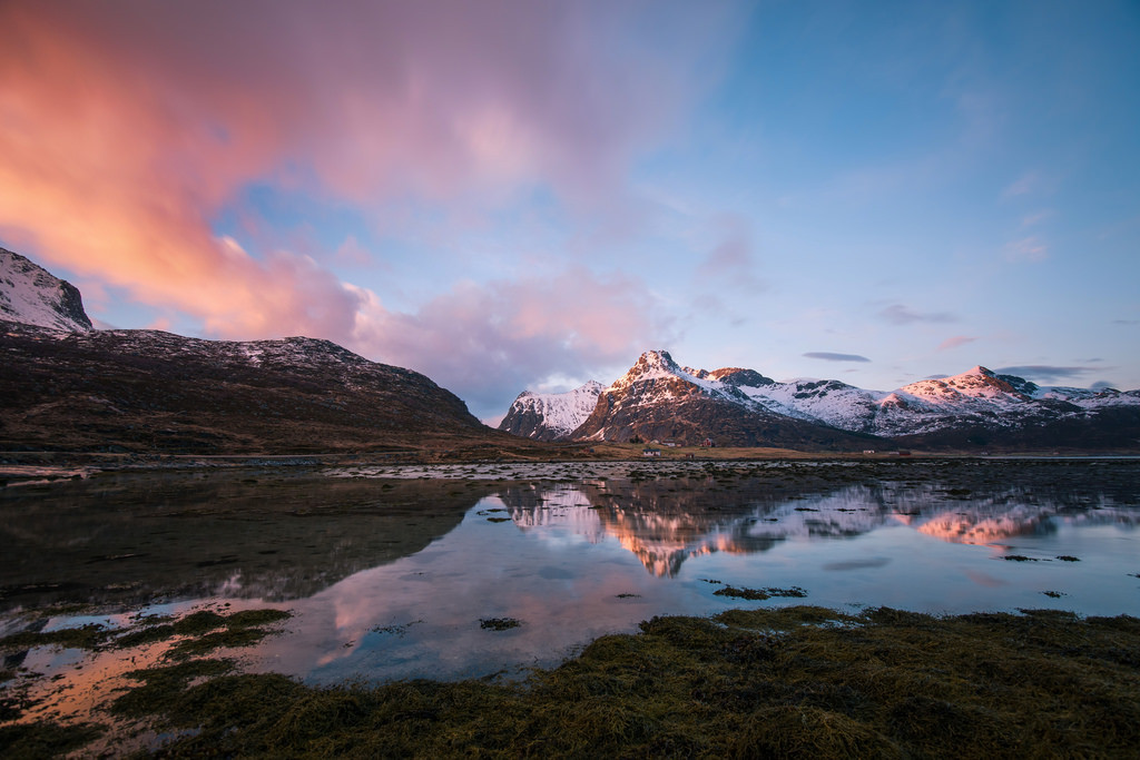 Mountains in Lofoten, Norwa
