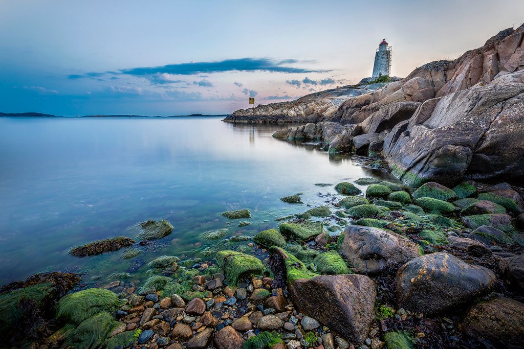 Hykkelen Lighthouse by Bent