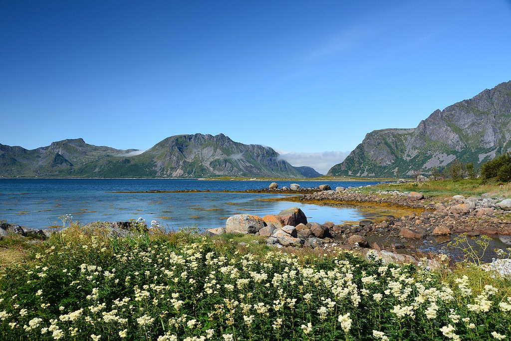 Sund between Austvågøy an