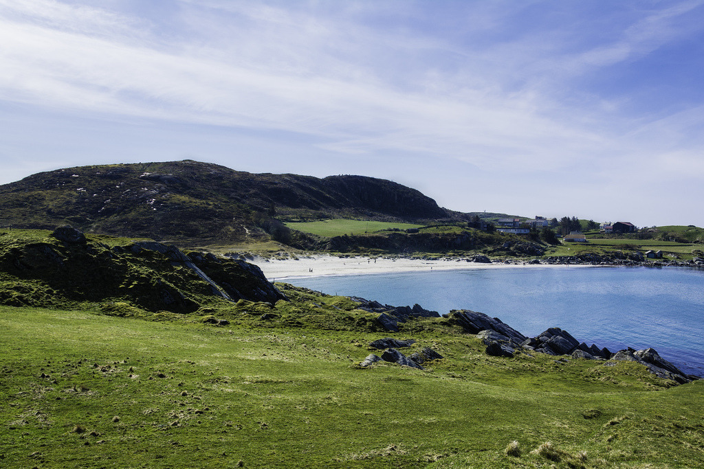 Beach in Norway by Karl Eri