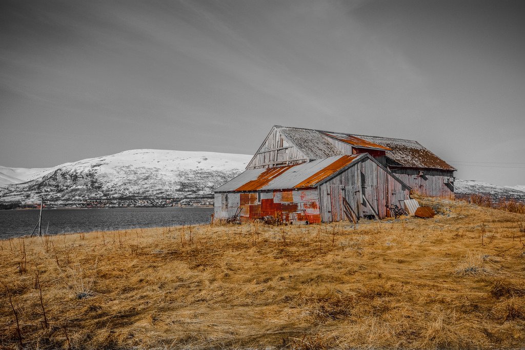 The Old Barn by A.Nilssen P