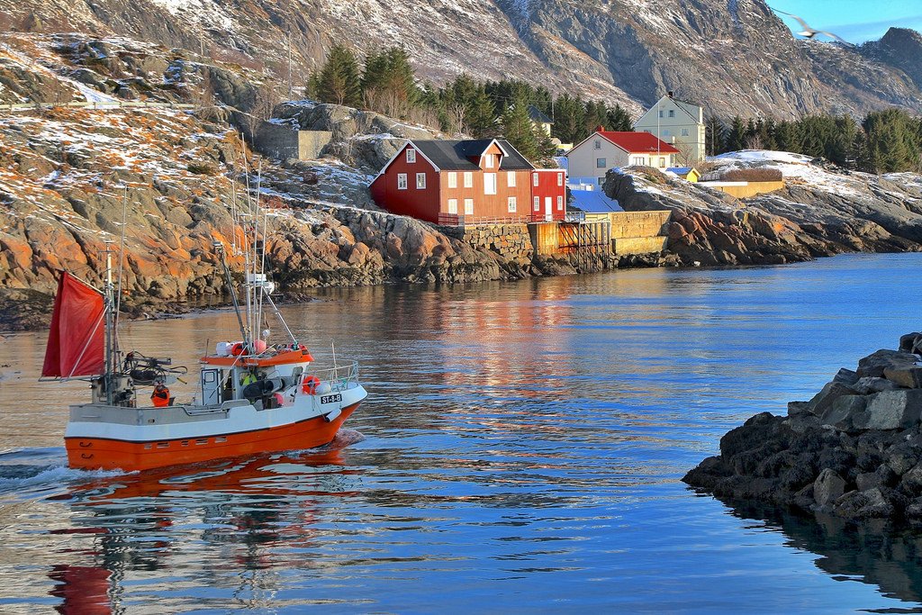 Sørvågen, Moskenesøya by