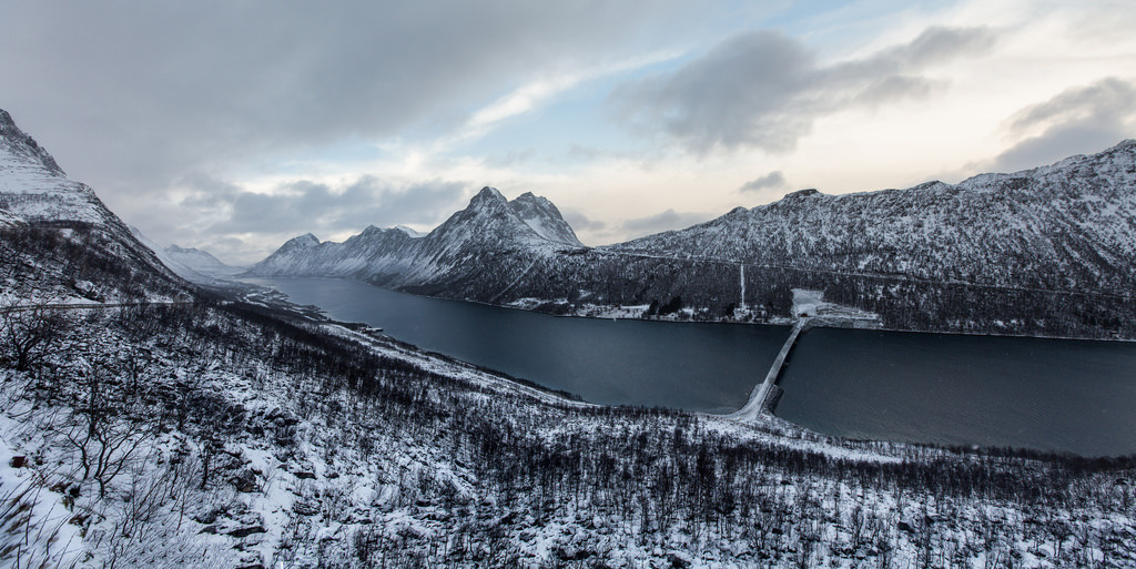 View over Gryllefjord | Pan