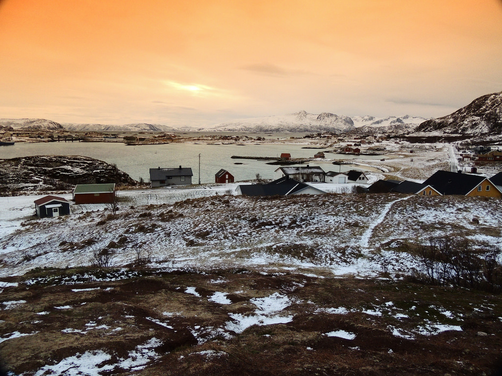 SUNRISE AT SOMMAROY by VALE