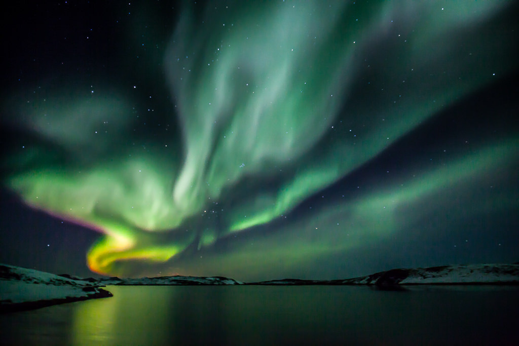 Nordlys Aurora Borealis by