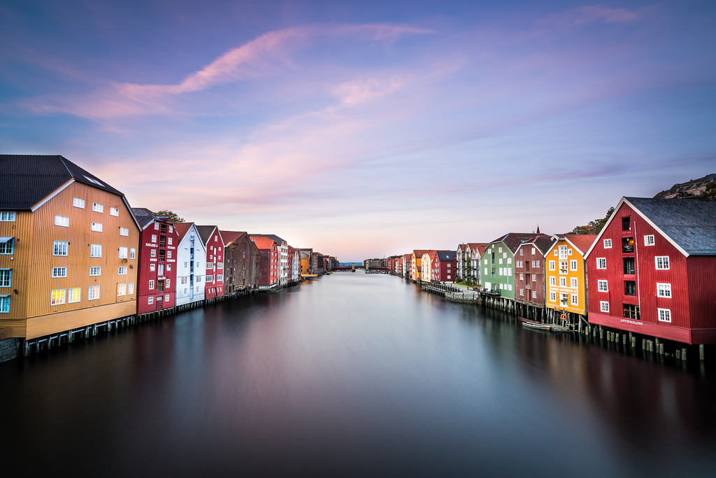 Nidelven, Trondheim by Karl