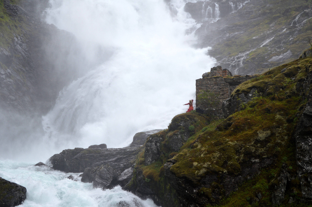 Kjosfossen Kjosfoss Waterfa