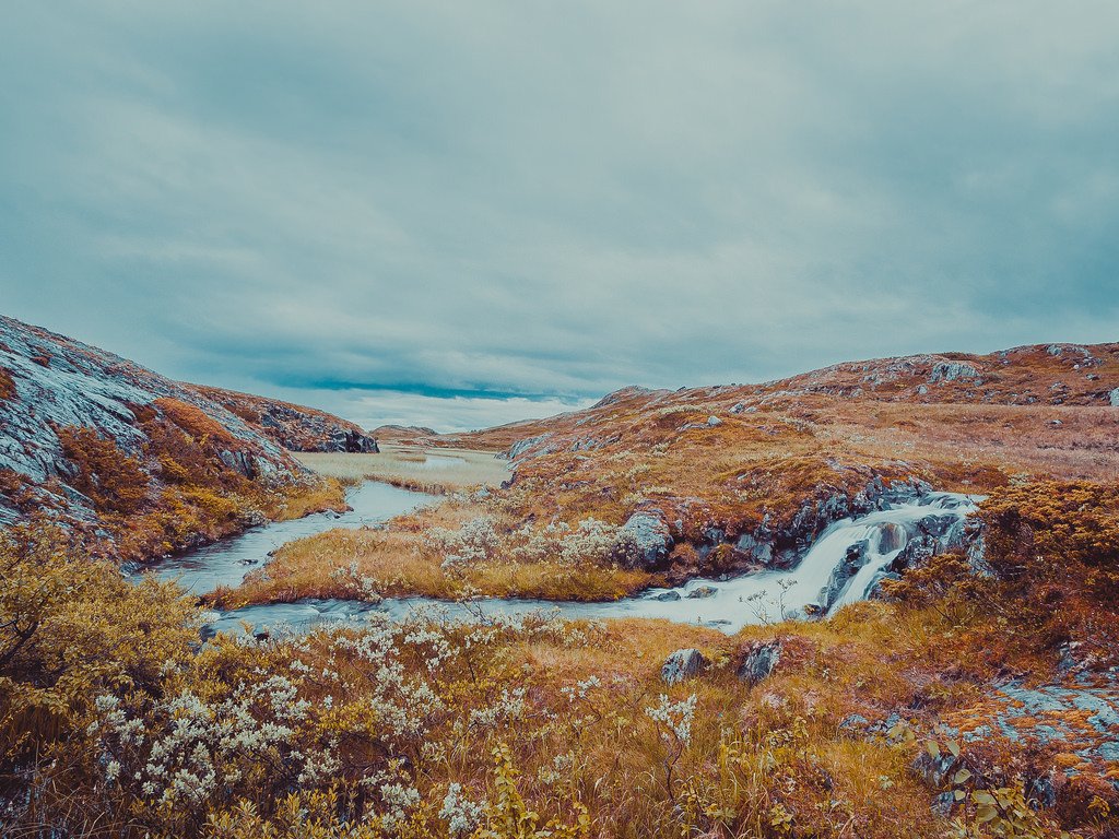 Landscape of Norway. Hiking