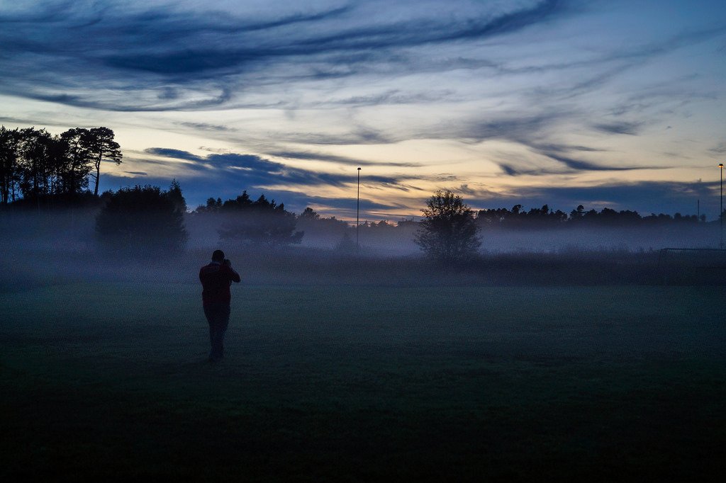 A foggy afternoon in Norway