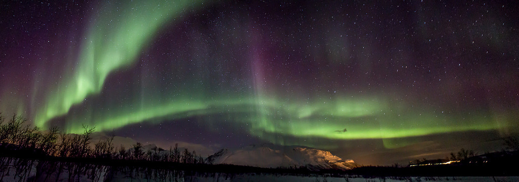 Nordic Night Panorama by -H