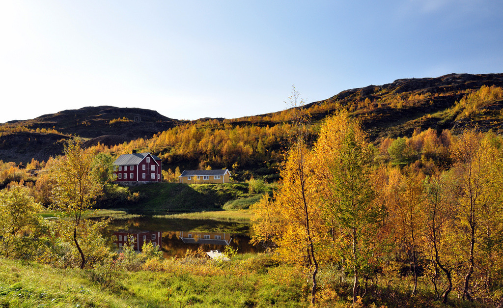 Autumn in arctic Norway by
