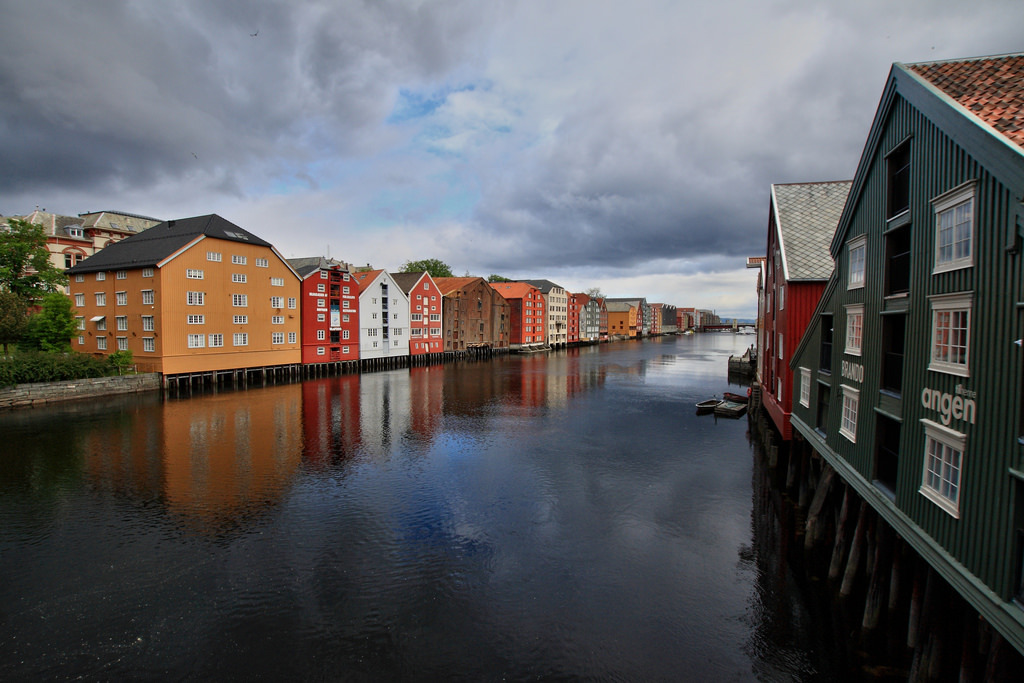Bakklandet, Trondheim, Norw