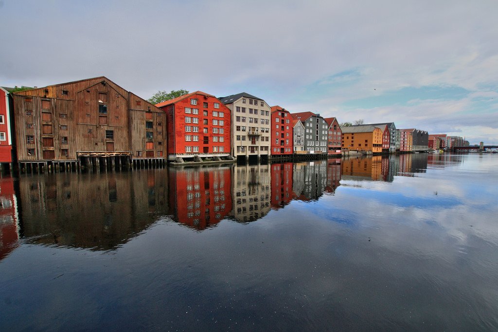 Bakklandet, Trondheim, Norw