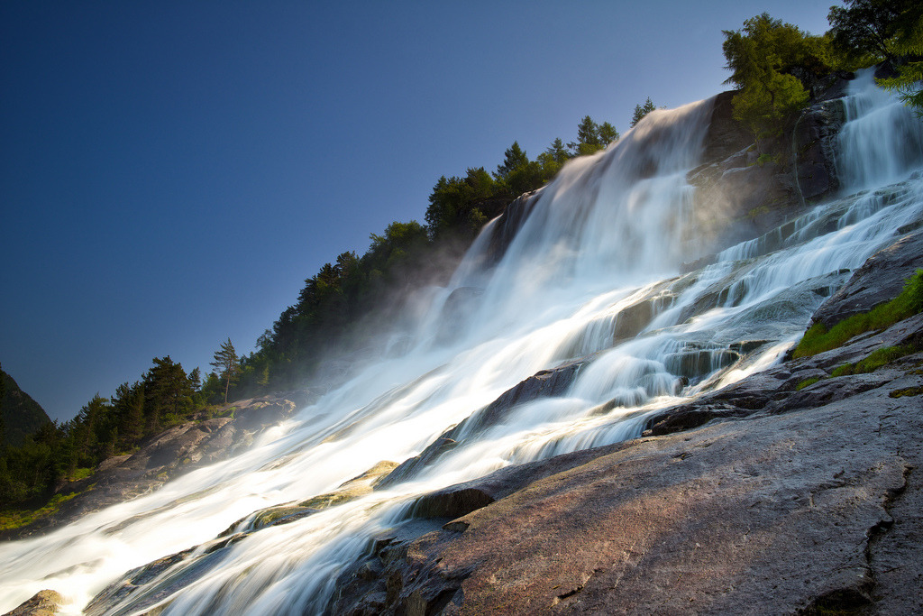 Furebergsfossen waterfall,
