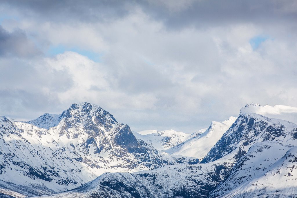 Mountains of Sunnmøre by a