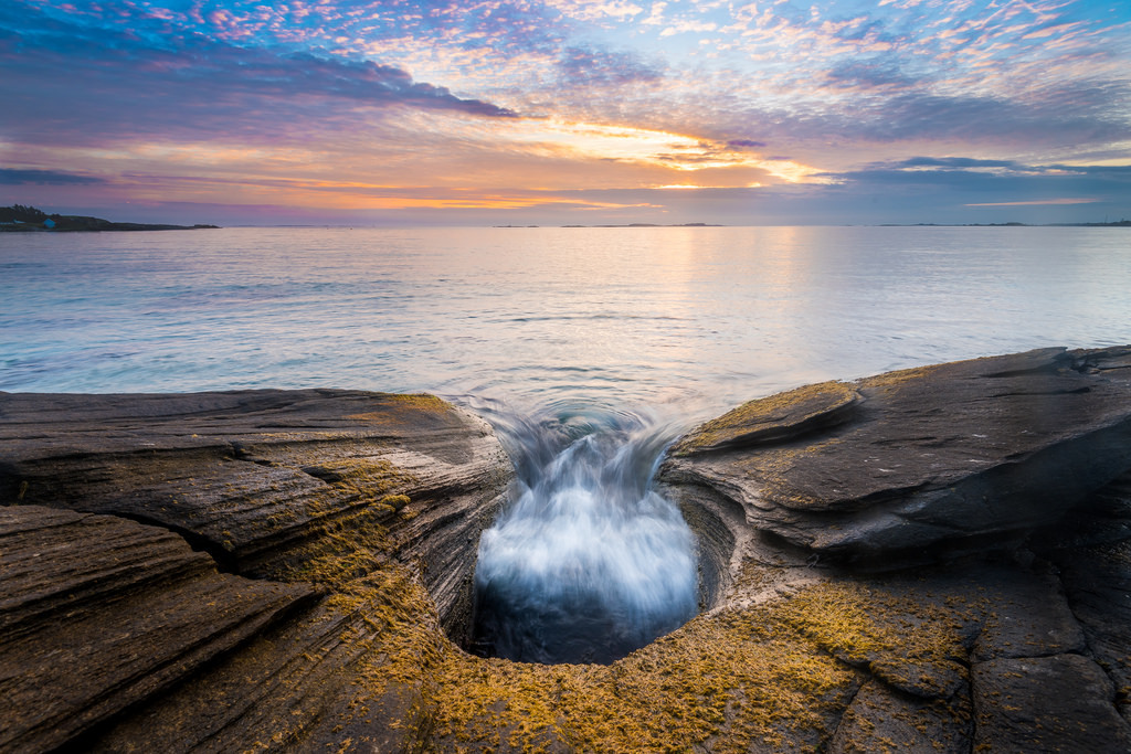 Cloudy Sunset at Rege by Ka
