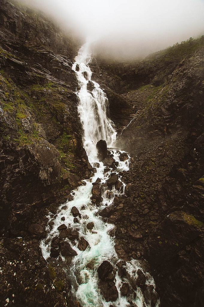 Waterfall, Trollstigen by M