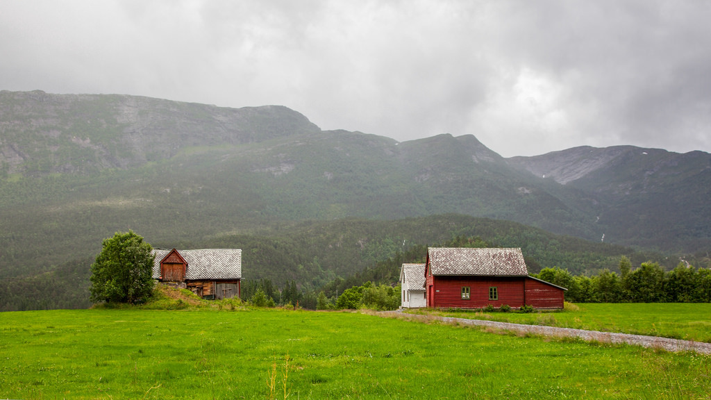 Old farm in Norway by Terje